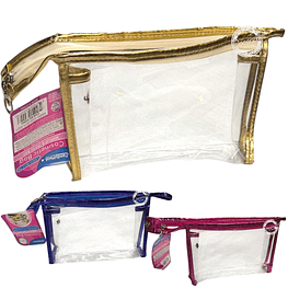 Neceser exclusivo Metalizado con cierre $1.490xMayor