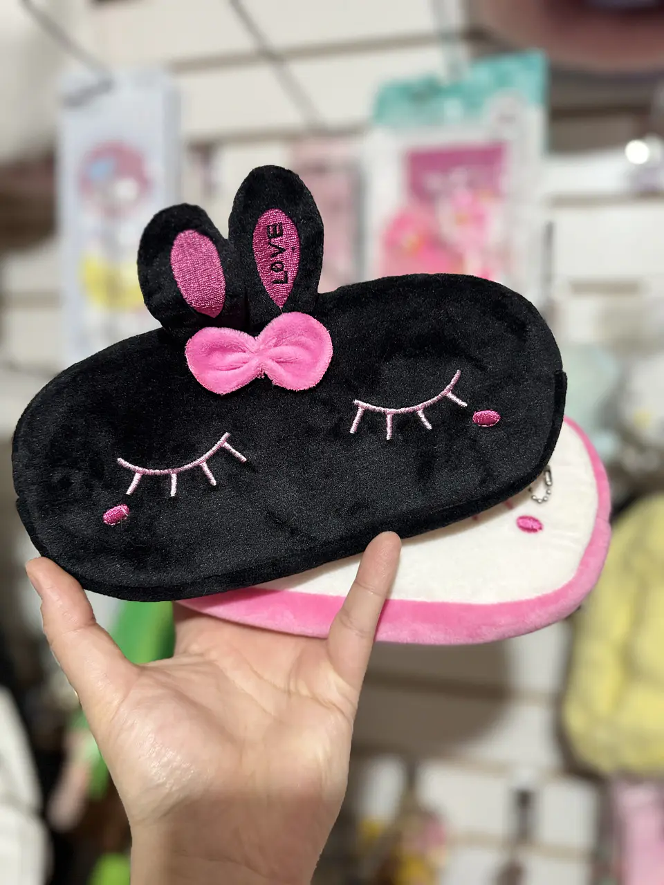 Estuche conejita de Felpa  2