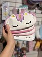 Estuche Unicornio Colores Pasteles de Felpa - Miniatura 4