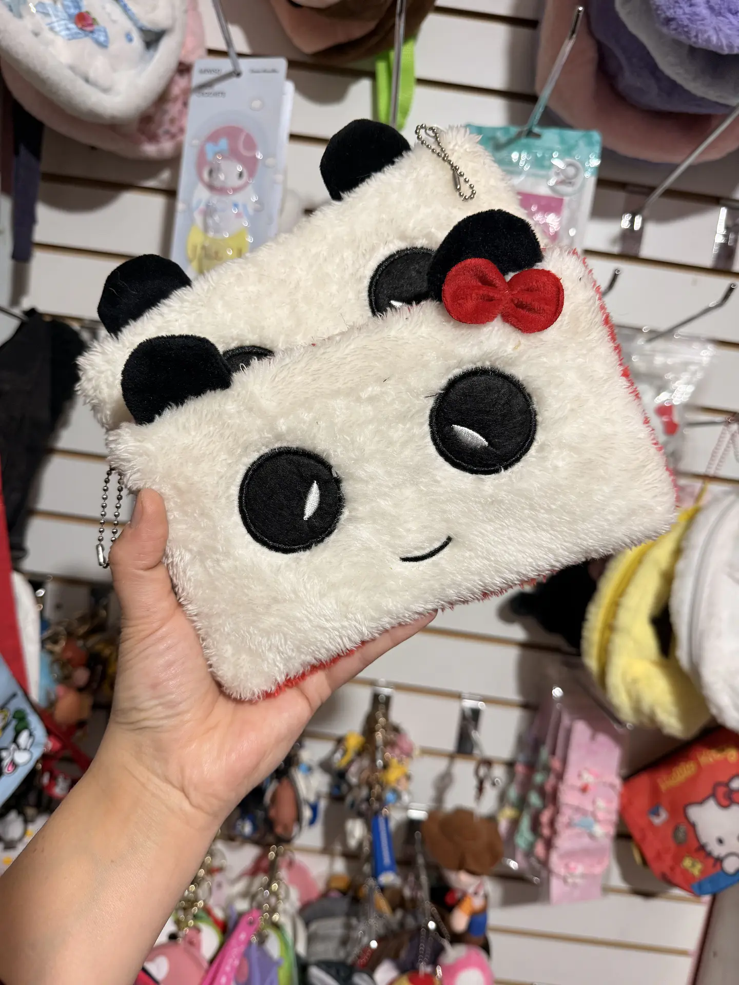 Estuche Panda Kawaii de Felpa 2