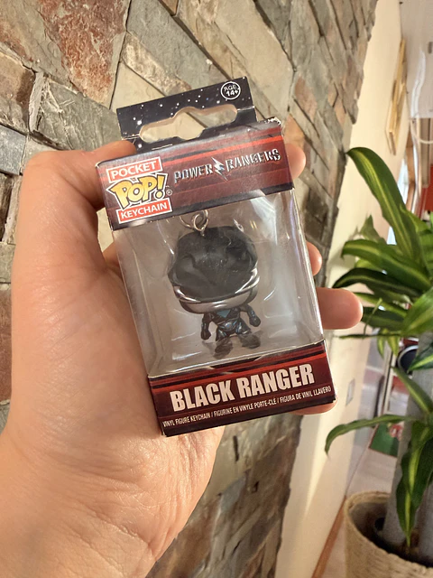 Llavero Pocket Pop! Black Ranger – Power Rangers