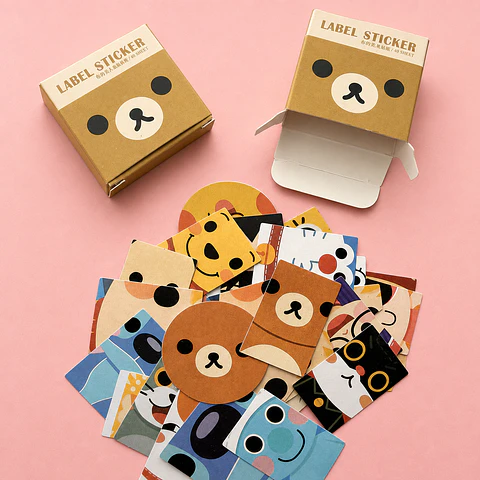 Stickers Rilakkuma en caja