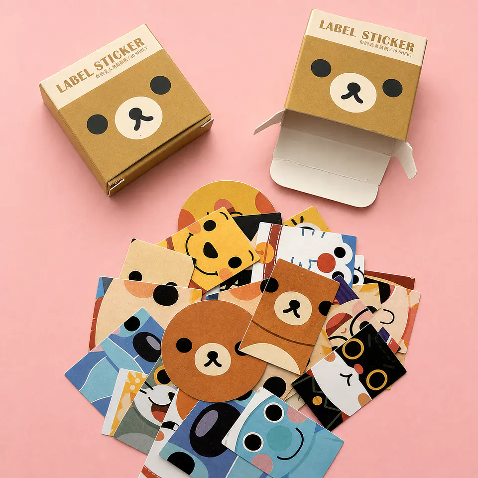 Stickers Rilakkuma en caja 1
