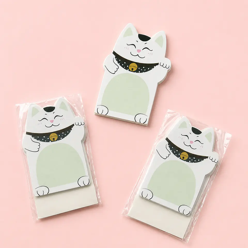  Notas Adhesivas - Post-it Gatito de la Suerte 1