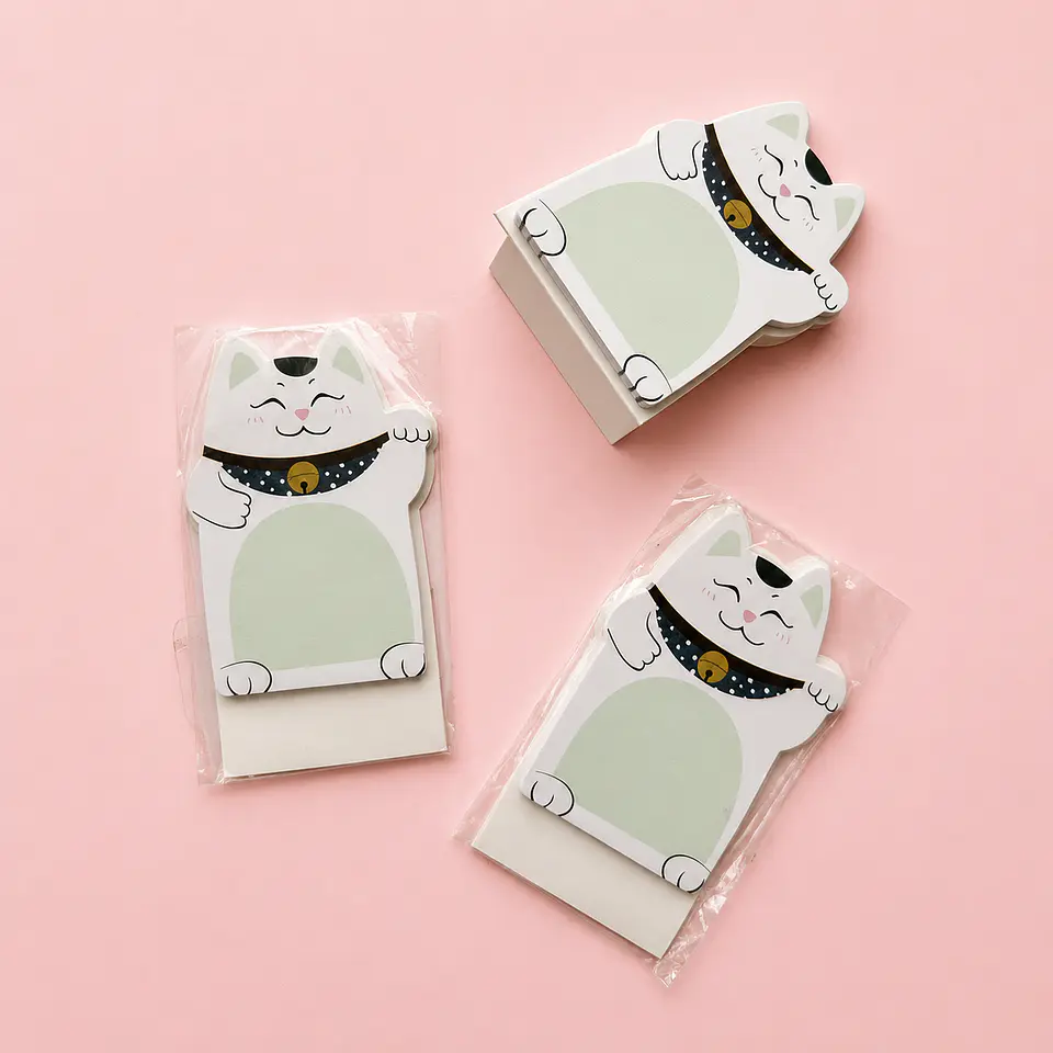  Notas Adhesivas - Post-it Gatito de la Suerte 3