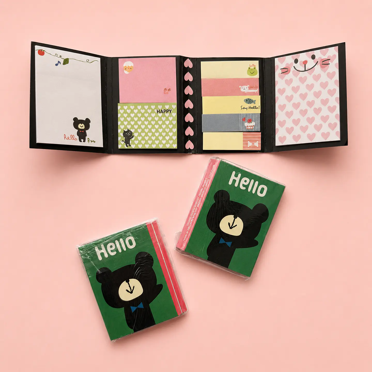 Set de Notas Adhesivas - Post-it Kawaii “Hello” 3