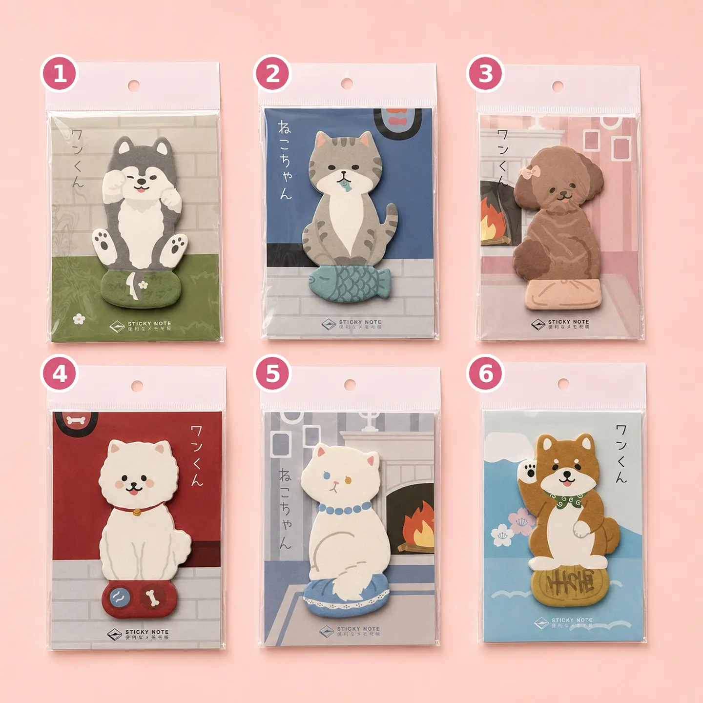 Notas Adhesivas - Post-it Animalitos Kawaii  1