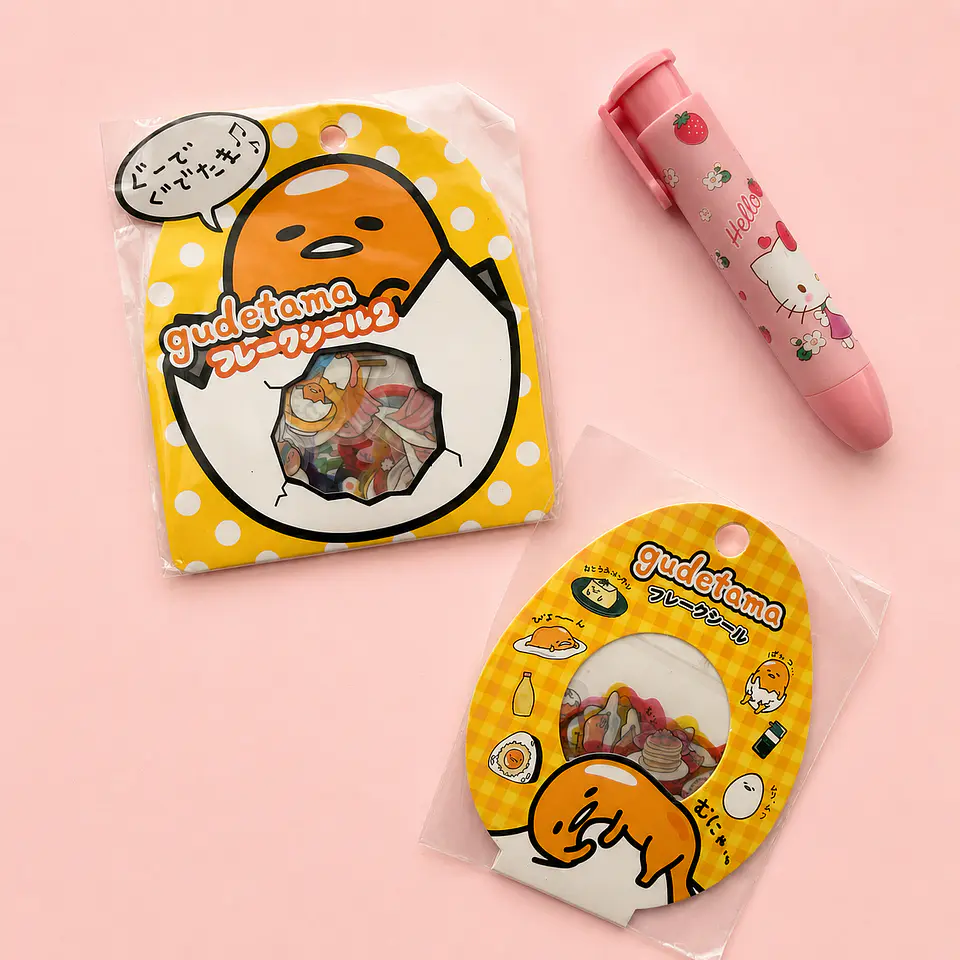 Set de Stickers Gudetama – Sanrio  1