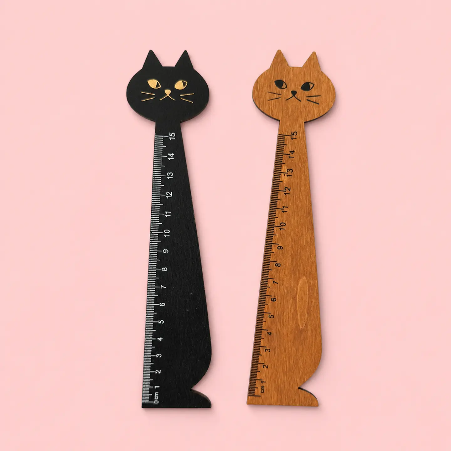 Regla de Madera Gatito – 15 cm  1