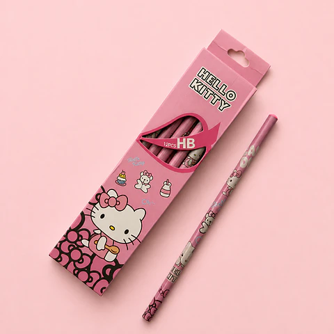 Set 12 Lápices Grafito HB Kawaii – Sanrio 