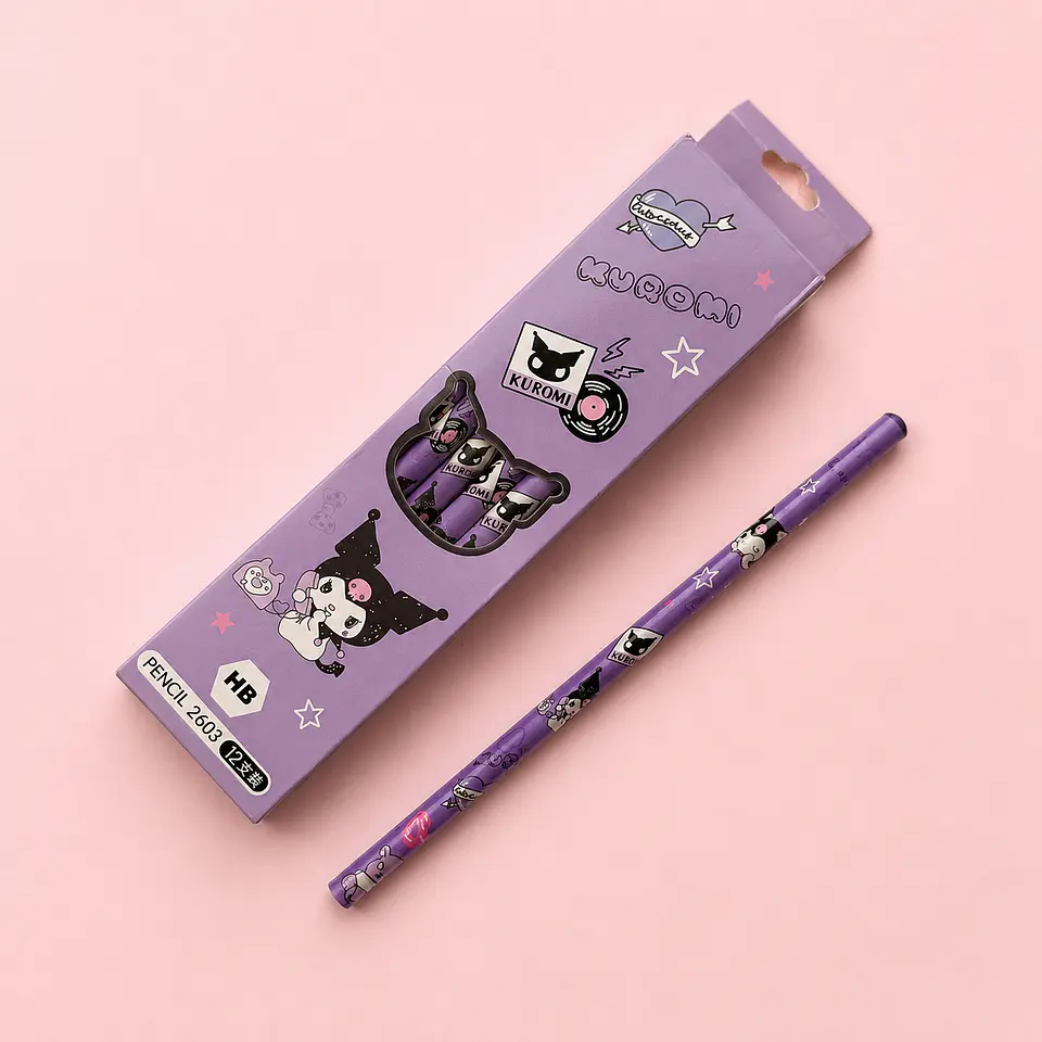 Set 12 Lápices Grafito HB Kawaii – Sanrio  2