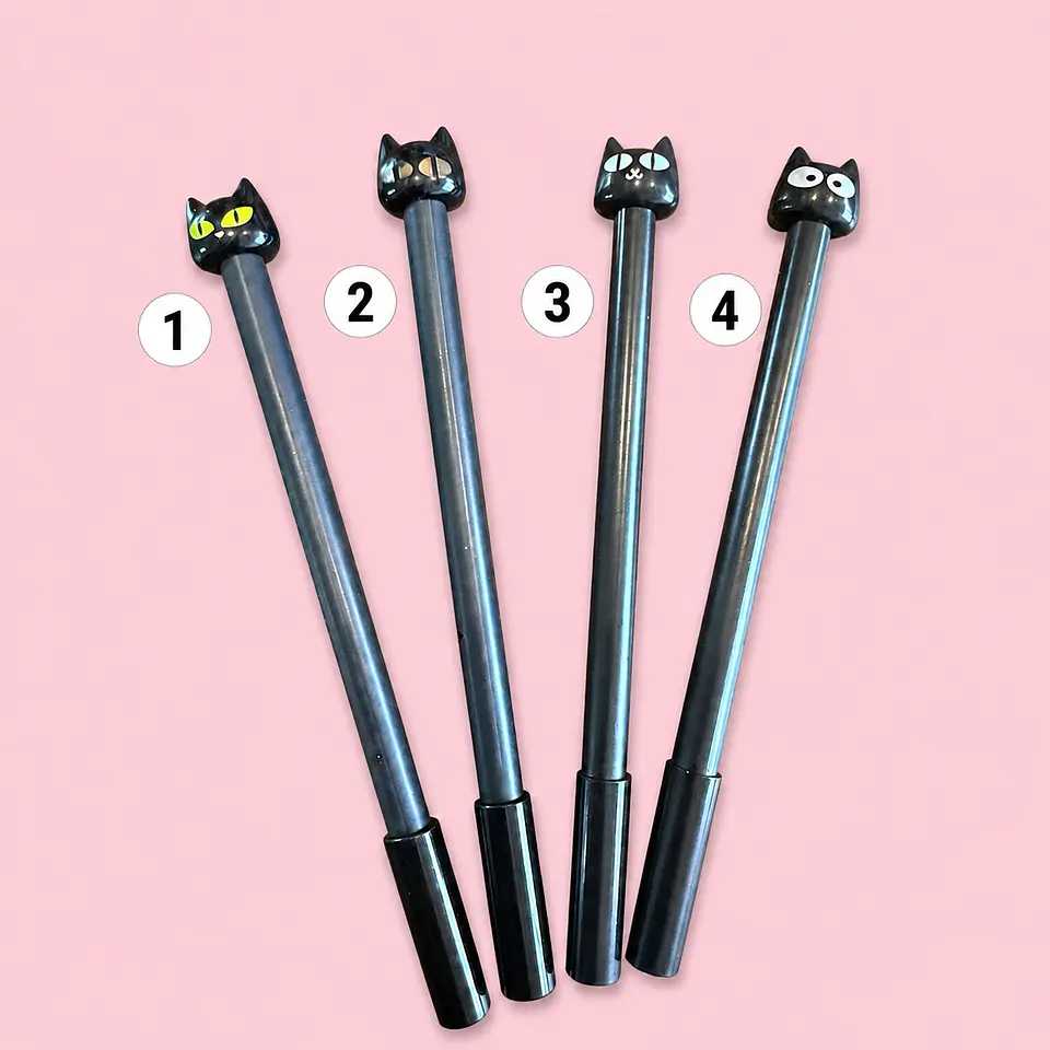 Lápiz Gato Negro Kawaii  1