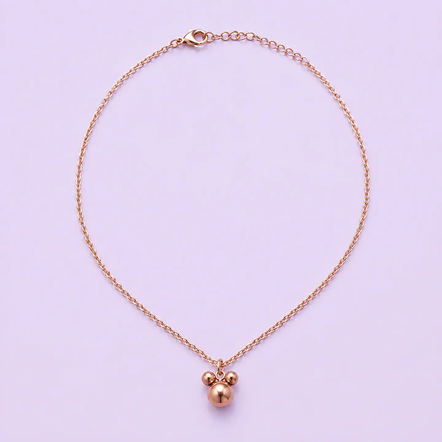 Collar Mickey Minimalista – Acero Quirúrgico 1