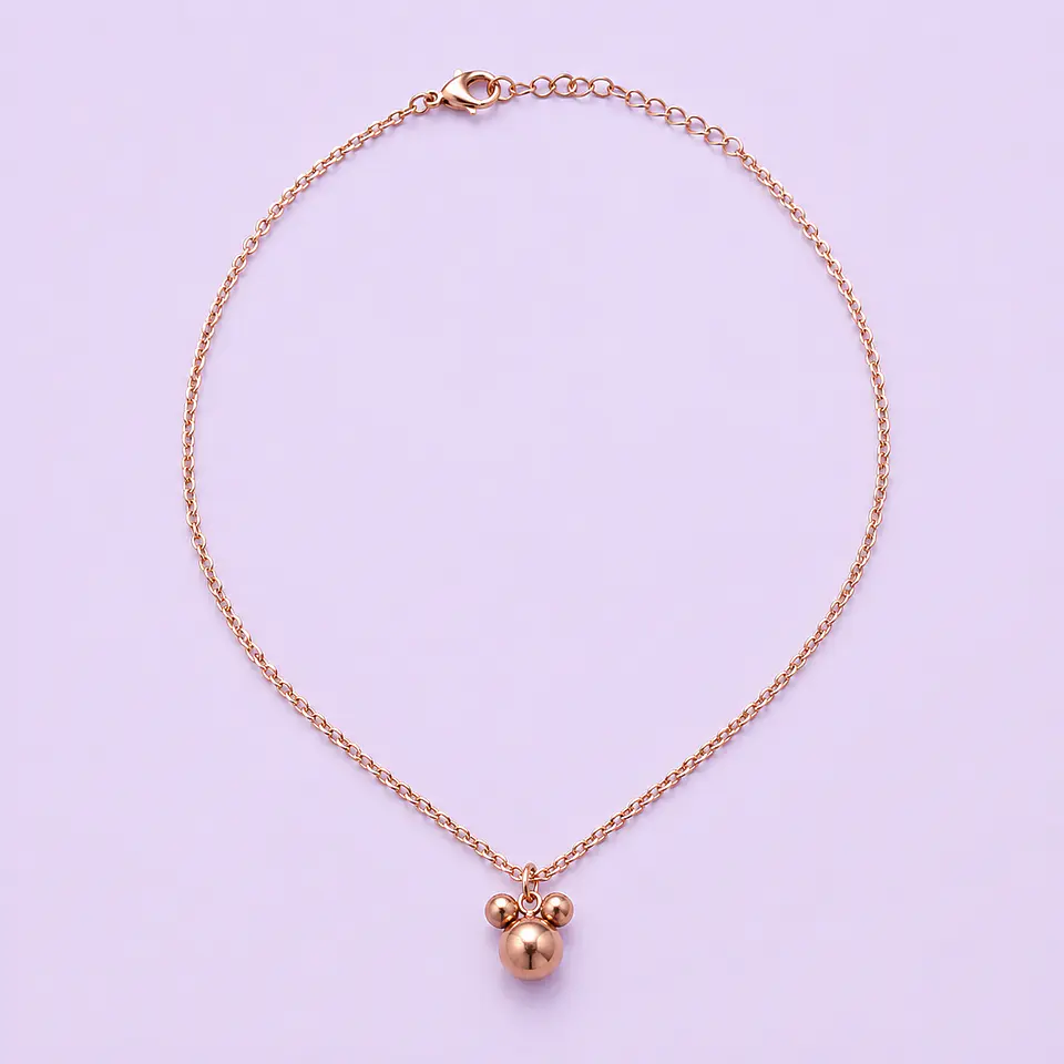 Collar Mickey Minimalista – Acero Quirúrgico 1