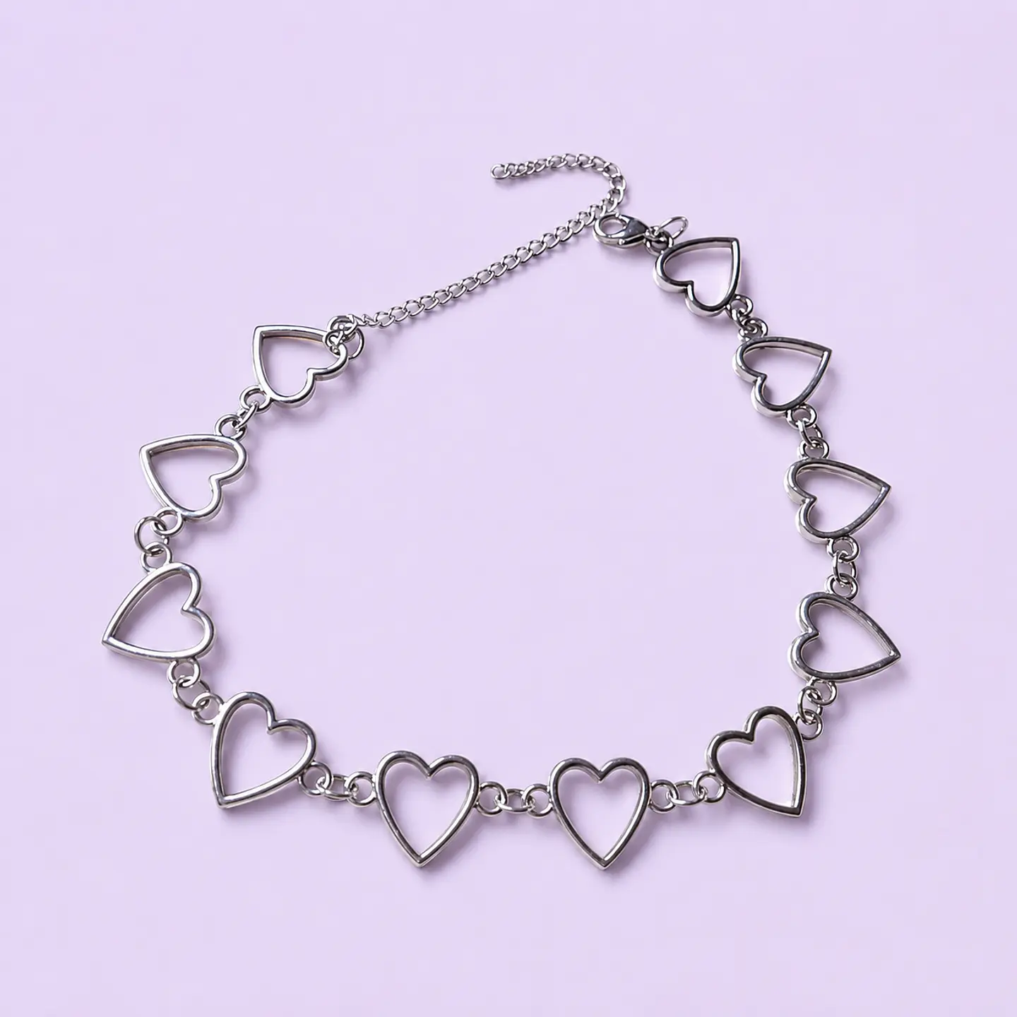 Collar Corazones – Acero Quirúrgico 1