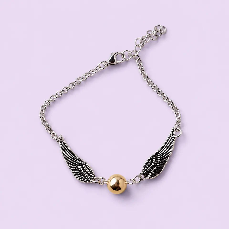  Pulsera Snitch Dorada – Acero Quirúrgico 1