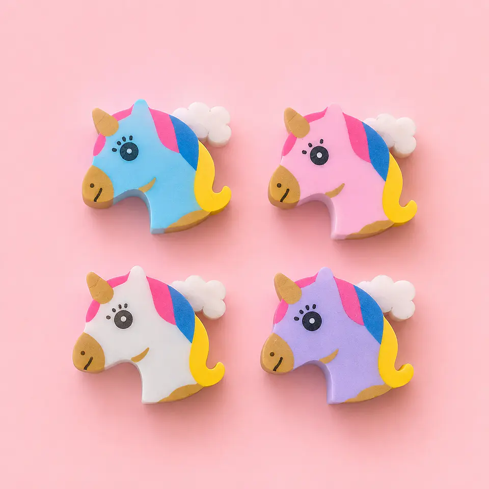 Gomas de Borrar Unicornio Kawaii 1