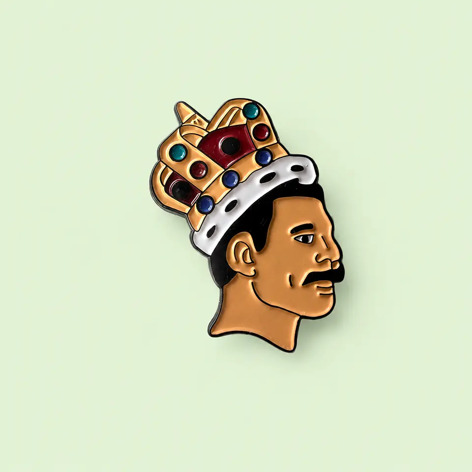 Pin Metálico Freddie Mercury – Queen  1