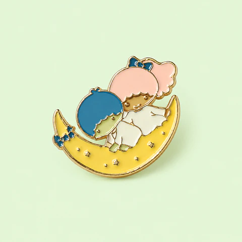 Pin Metálico Little Twin Stars – Kiki & Lala - Sanrio