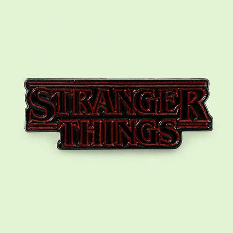 Pin Metálico Logo Stranger Things