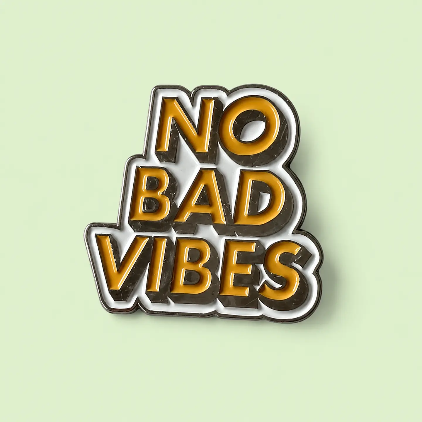 Pin Metálico No Bad Vibes 1