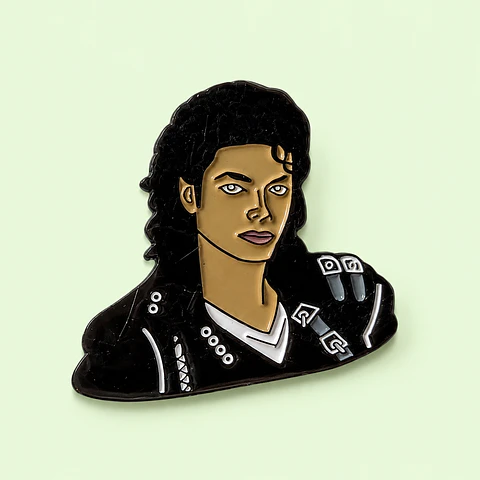 Pin Metálico Michael Jackson – Bad