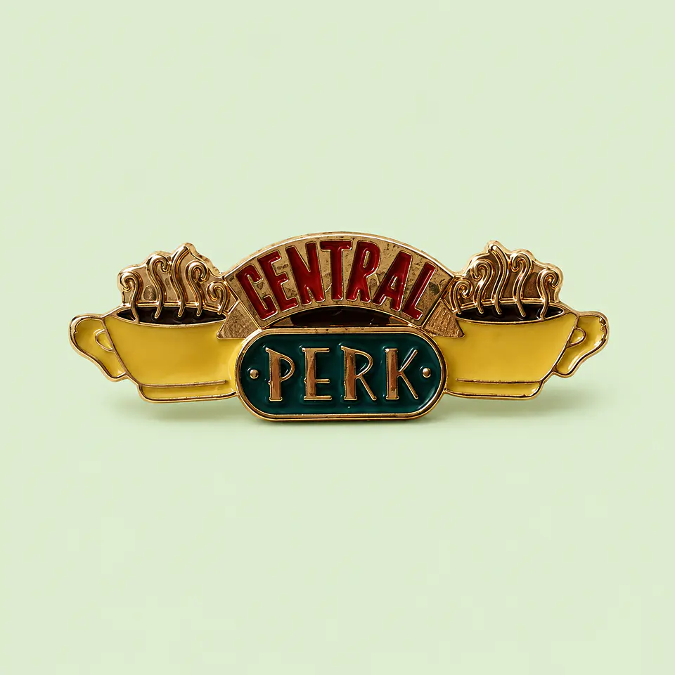 Pin Metálico Central Perk – Friends 1