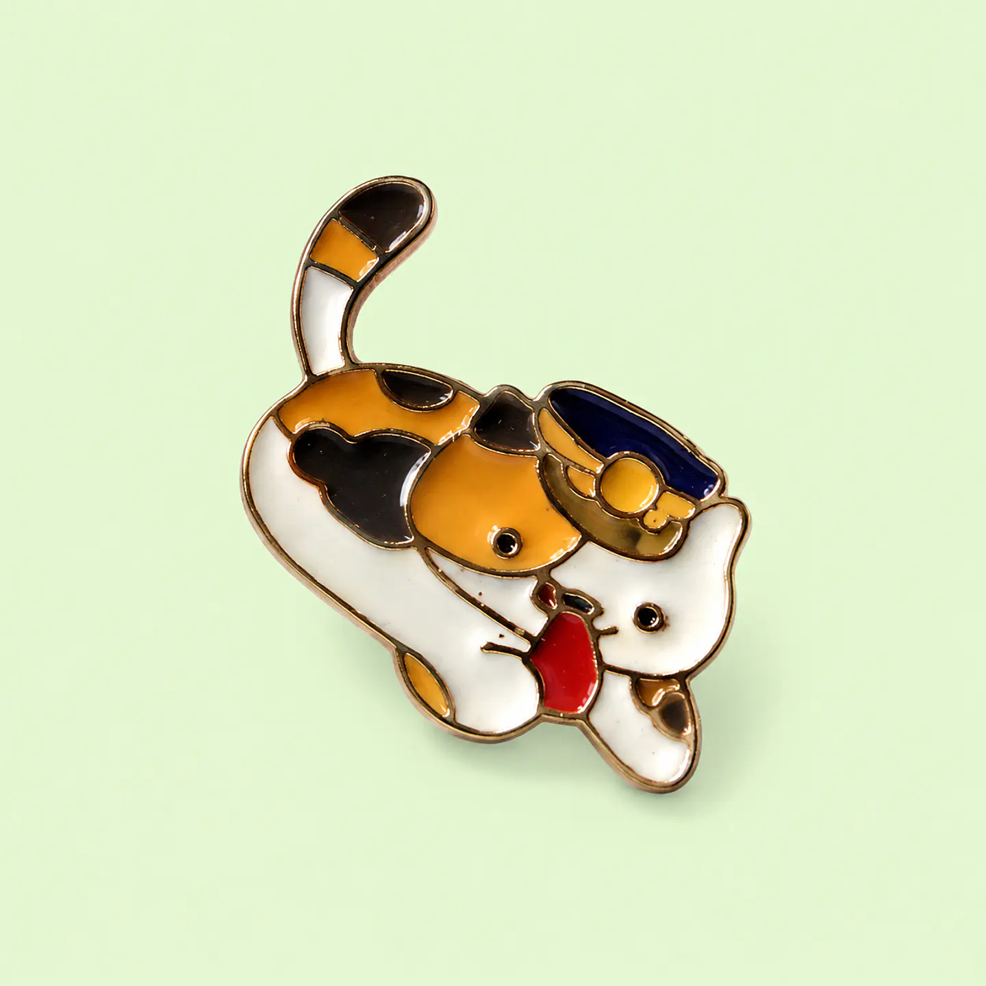 Pin Metálico Gatita Calico 1