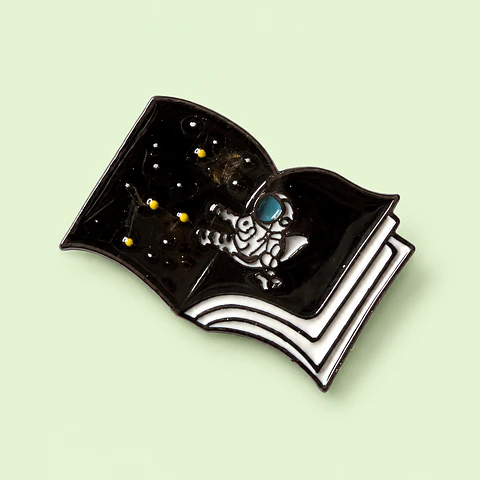Pin Metálico Astronauta & Universo