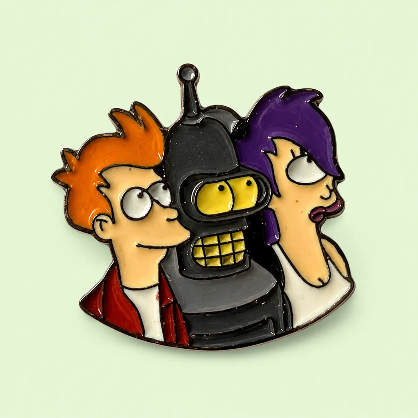 Pin Metálico Futurama – Fry, Bender & Leela 1