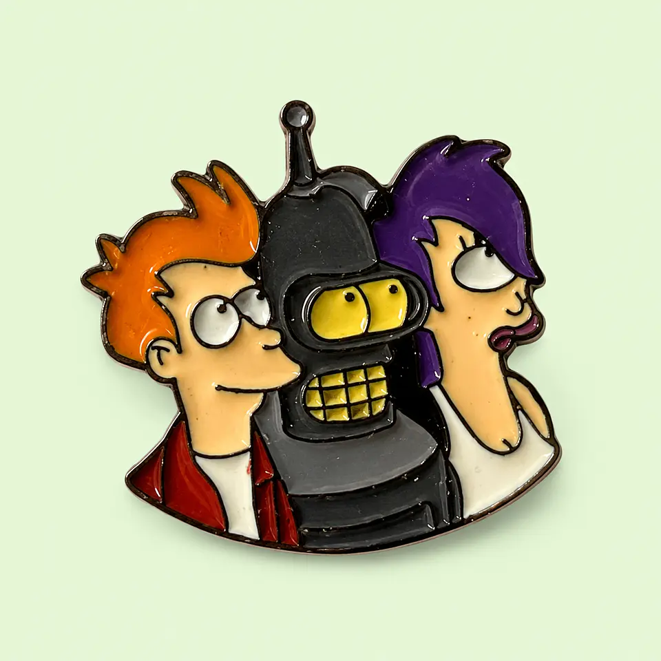 Pin Metálico Futurama – Fry, Bender & Leela 1