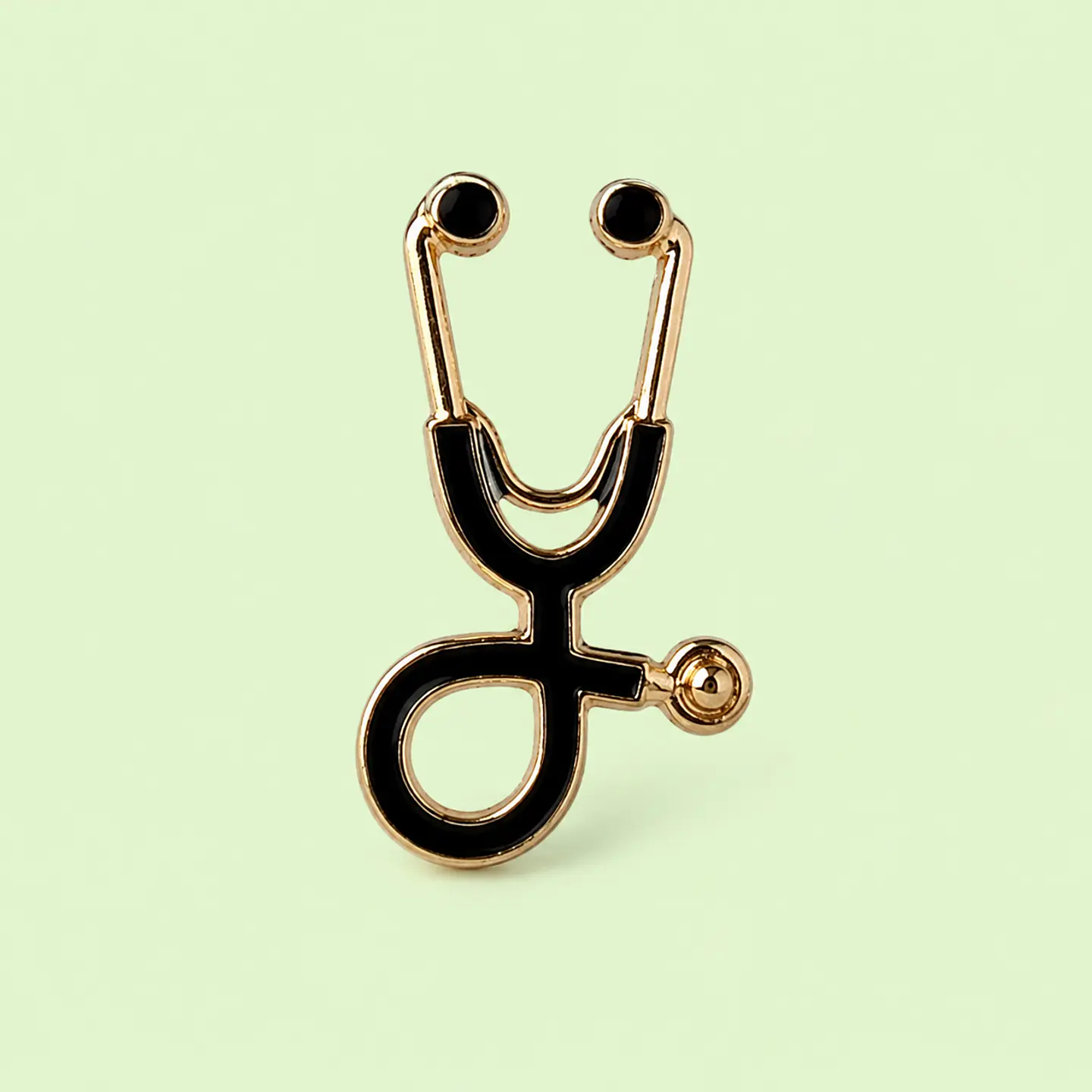Pin Metálico Estetoscopio – Colores Variados 1