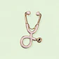 Pin Metálico Estetoscopio – Colores Variados - Miniatura 4