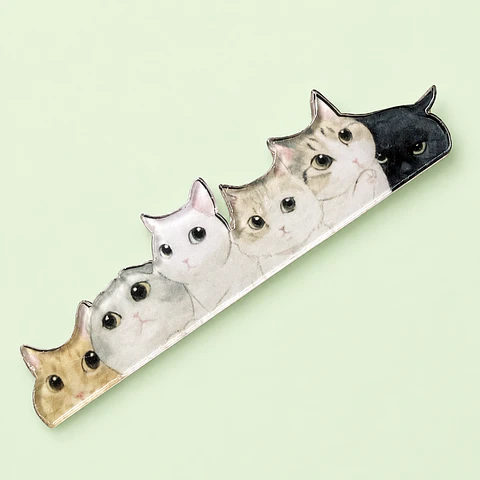  Pin de Acrílico Gatitos Curiosos