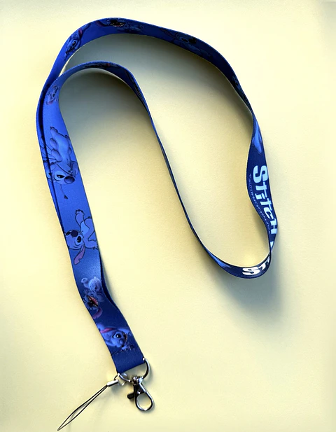 Lanyard Stitch Azul – Disney