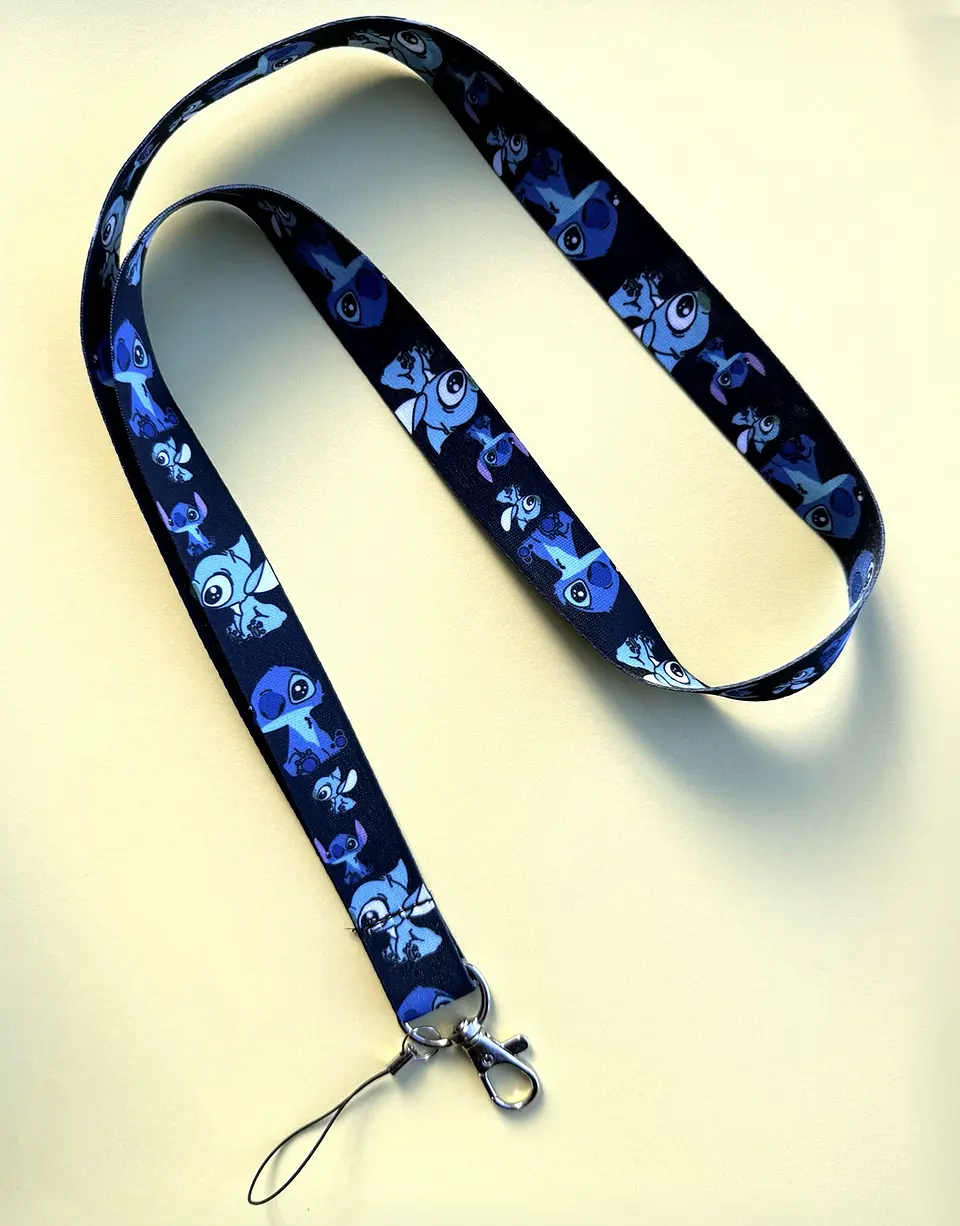 Lanyard Stitch Azul Marino – Disney 1