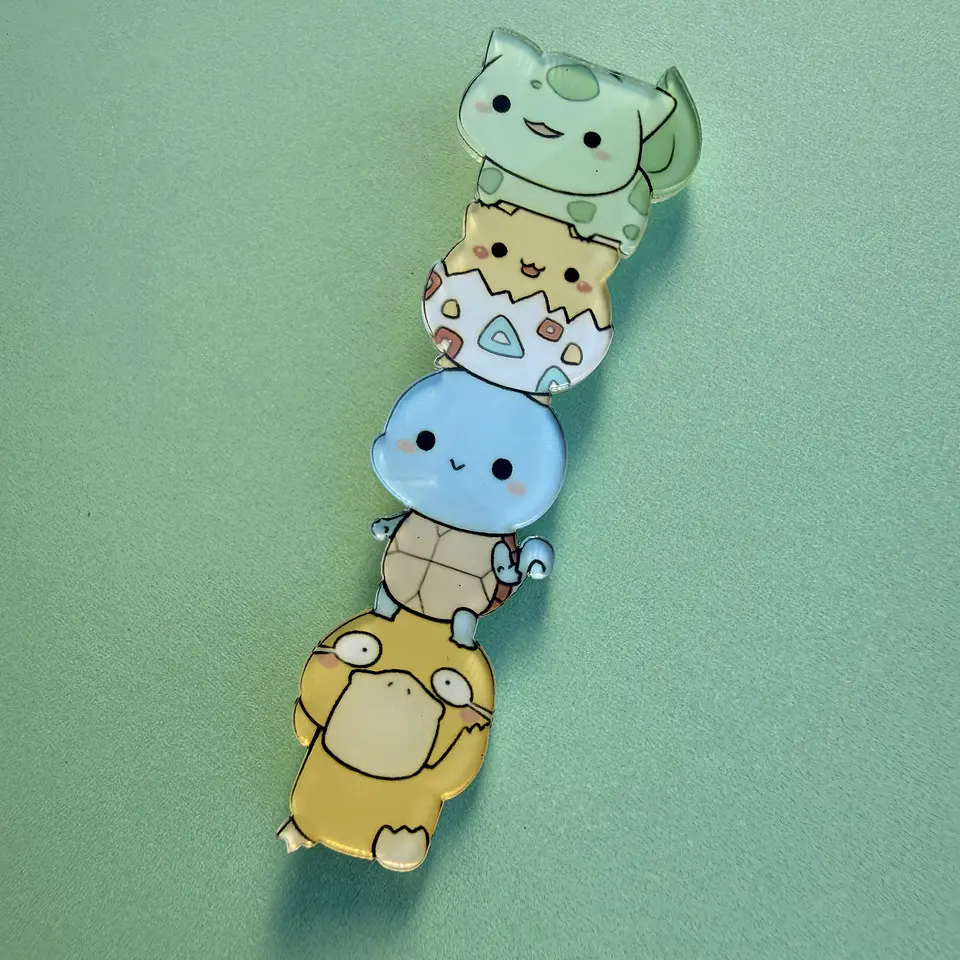 Pin Acrílico Pokémon Kawaii 1