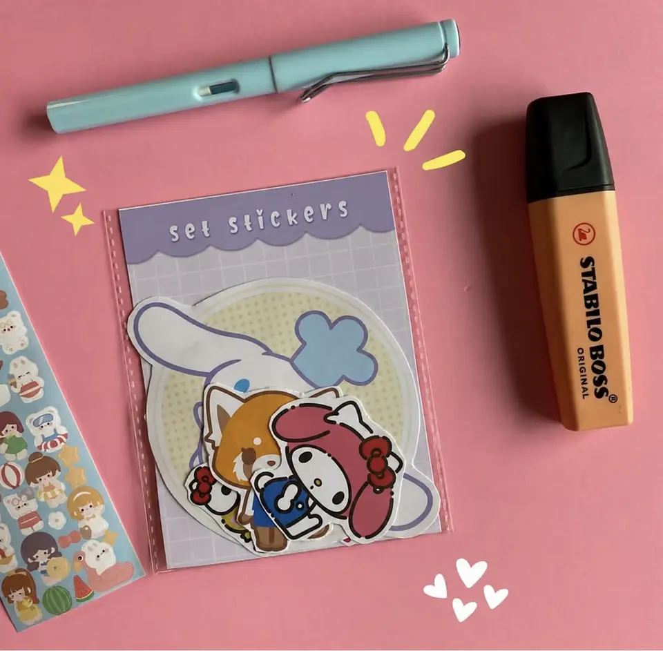 Set de Stickers Sanrio – 6 a 12 unidades 1