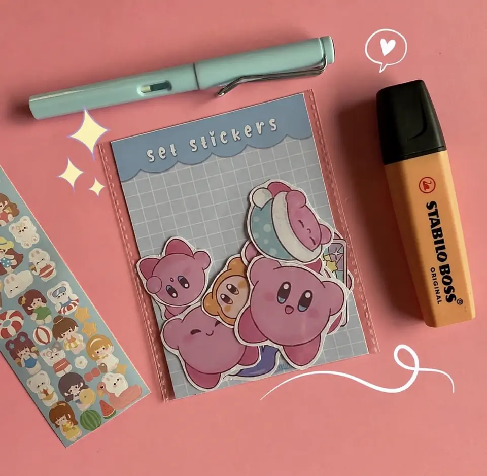 Set de Stickers Kirby – 6 a 12 unidades 1