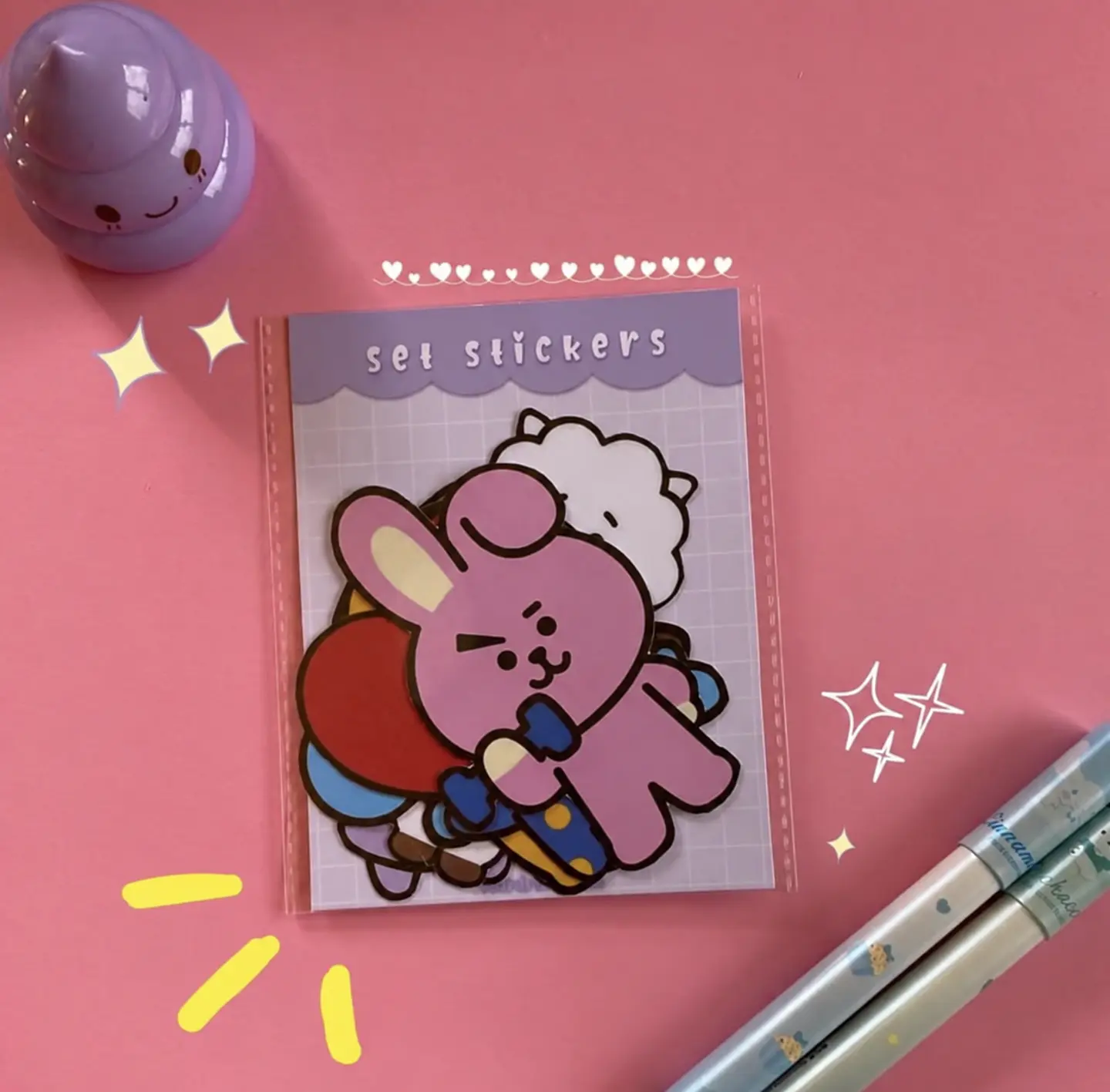 Set de Stickers BT21 – 6 a 12 unidades 1