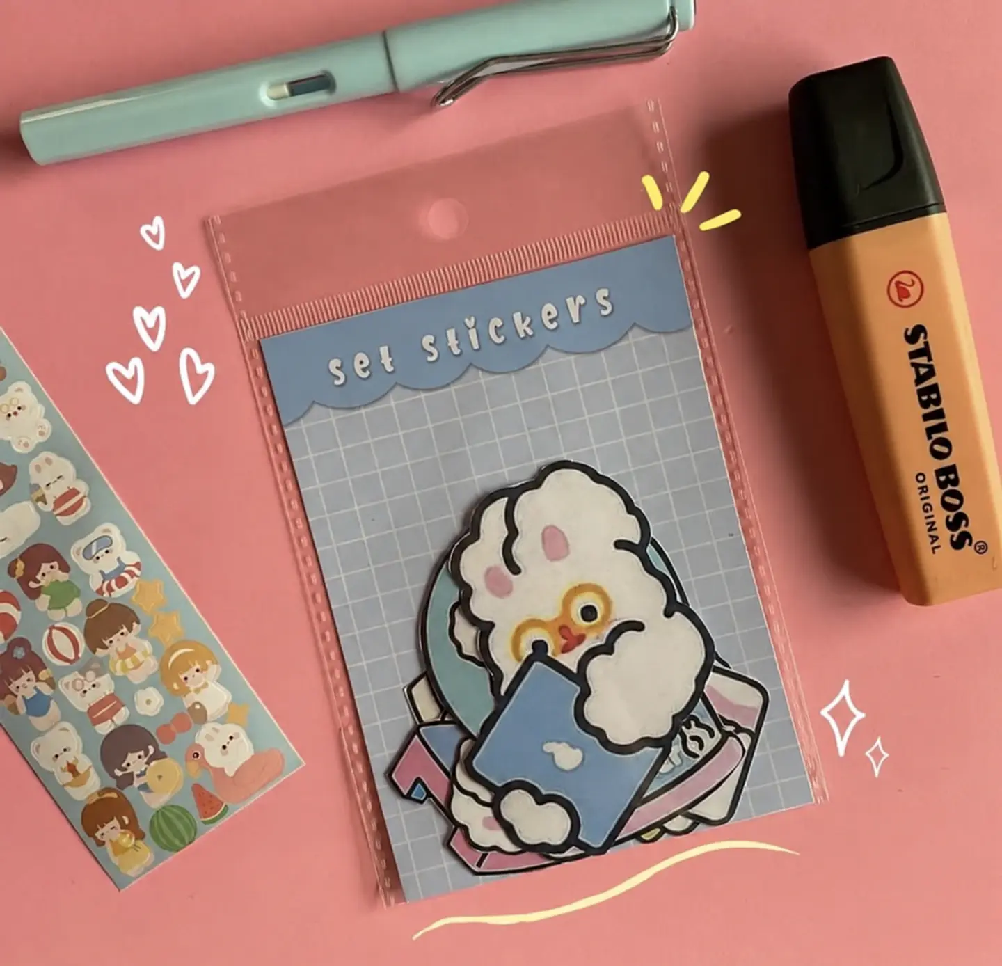 Set de Stickers II Conejito Kawaii – 6 a 12 unidades 1