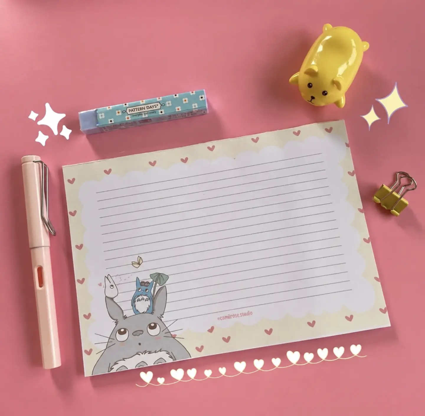 Taco de Esquelas Mi Vecino Totoro – 30 Hojas  1