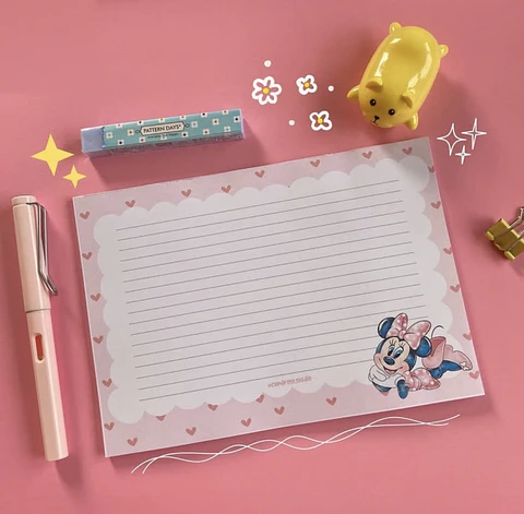 Taco de Esquelas Minnie Mouse – 30 Hojas