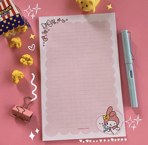 Taco de Esquelas My Melody – 30 Hojas