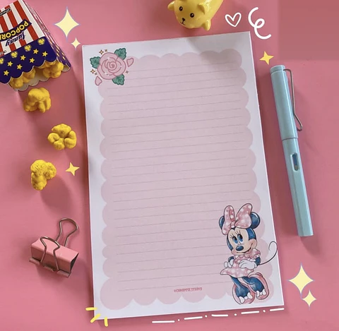 Taco de Esquelas Minnie Mouse – 30 Hojas