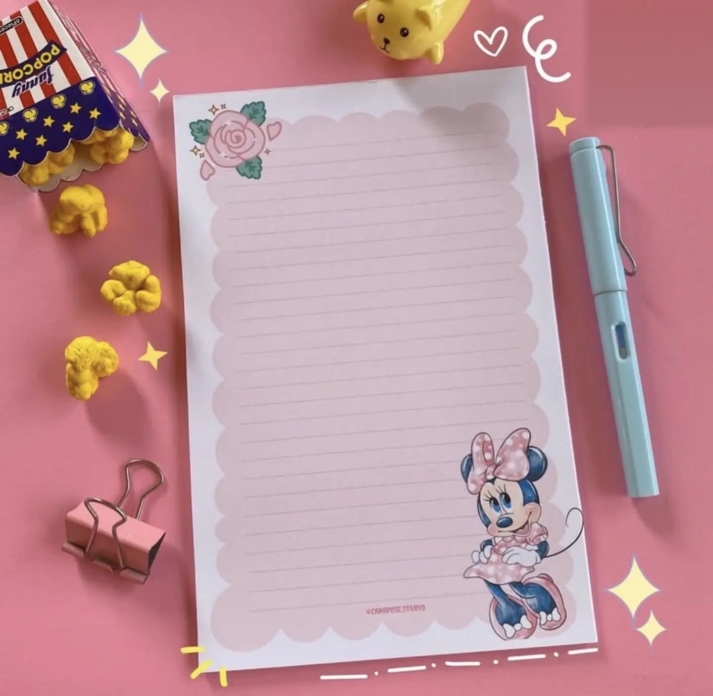 Taco de Esquelas Minnie Mouse – 30 Hojas 1