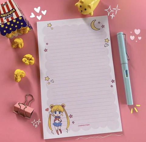 Taco de Esquelas Sailor Moon – 30 Hojas