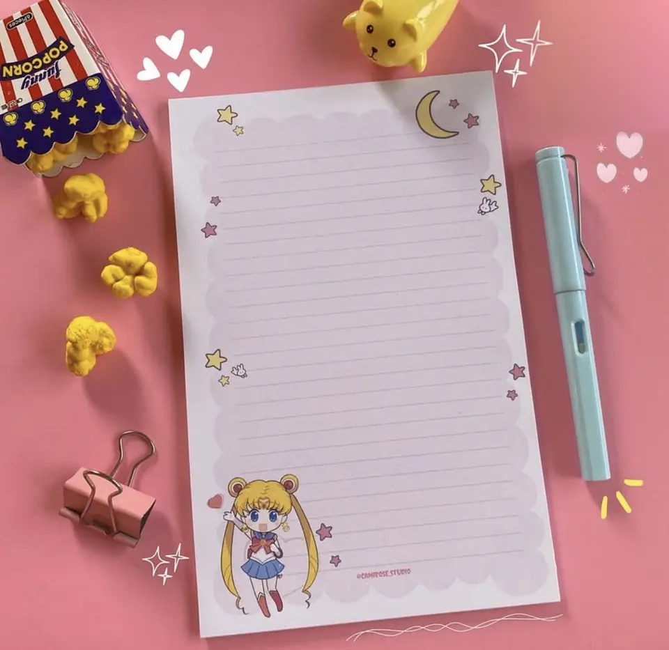 Taco de Esquelas Sailor Moon – 30 Hojas 1