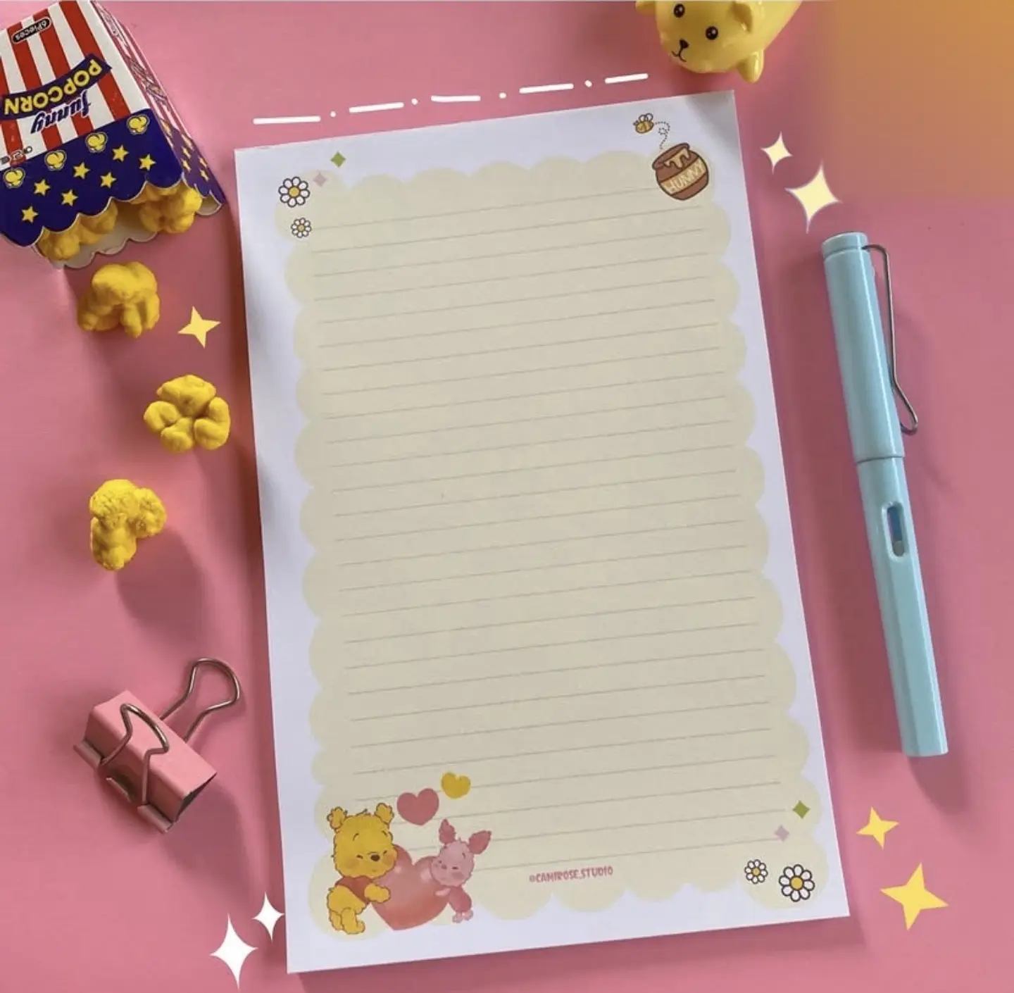 Taco de Esquelas Winnie the Pooh y Piglet – 30 Hojas 1