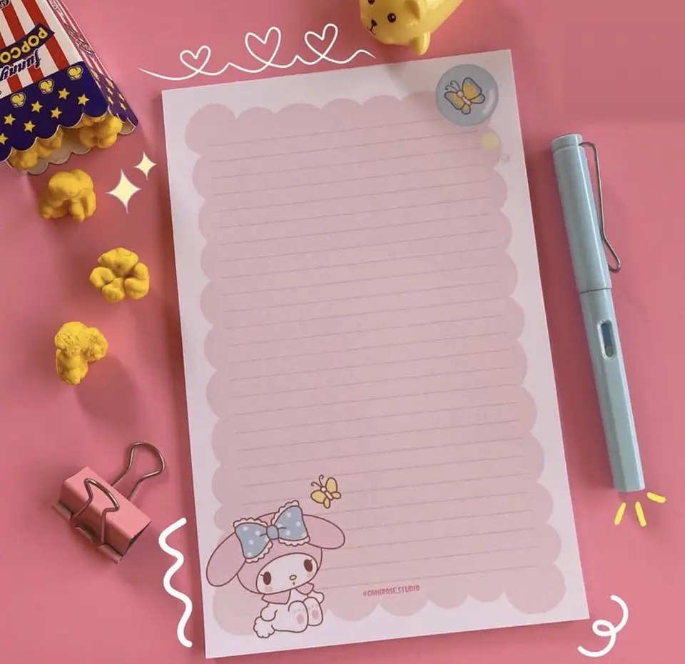 Taco de Esquelas My Melody – 30 Hojas  1